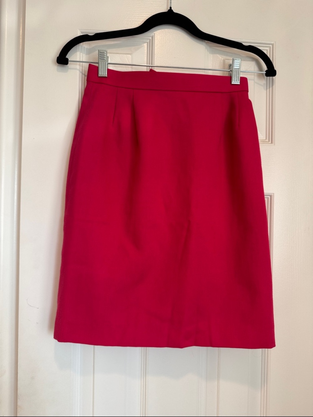 Wool Women’s Pink Straight Skirt